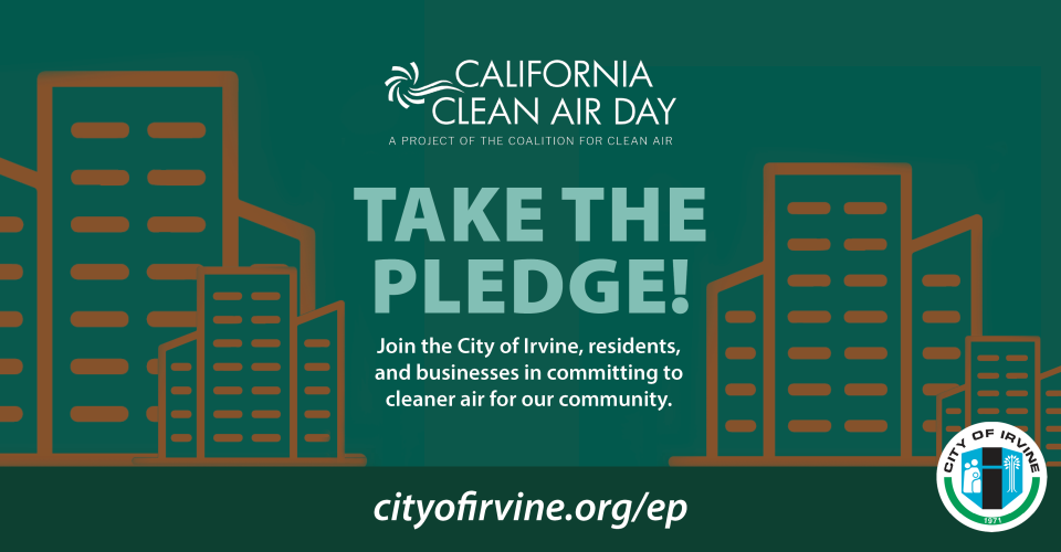 City of Irvine to Participate in 5th Annual California Clean Air Day
